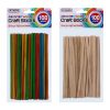 Wooden Craft Sticks Assorted 100 Pack