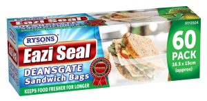 Zipper Sandwich Bags 60 pc