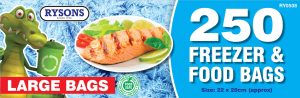 250 Large Freezer & Food Bags