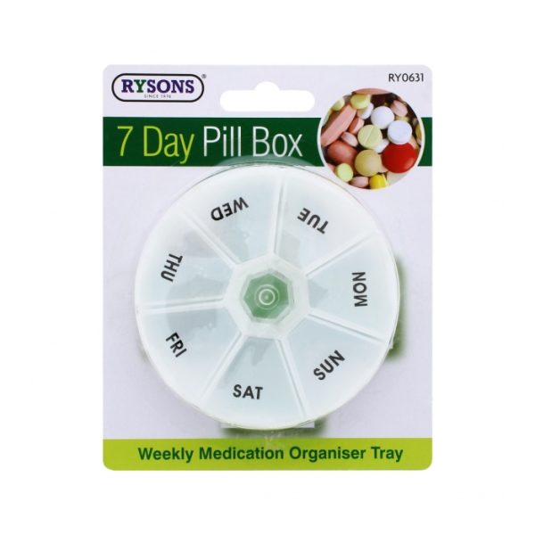 7 Day Round Pill Box