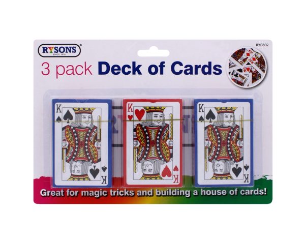 Deck of Cards Pack of 3