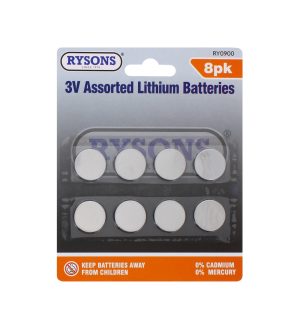 3V Lithium Batteries Pack Of 8