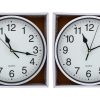 Silver Wall Clock