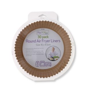 Round Air Fryer Liners pack of 30 16 x 4.5 cm