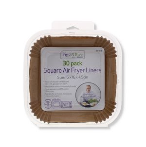Square Air Fryer Liners pack of 30 16 x 16 x 4.5 CM