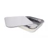 3 Square Foil Containers With Lids