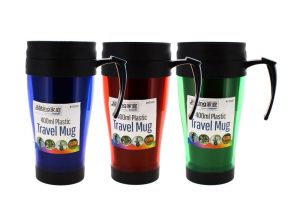Plastic Travel Mug Hot & Cold 400Ml