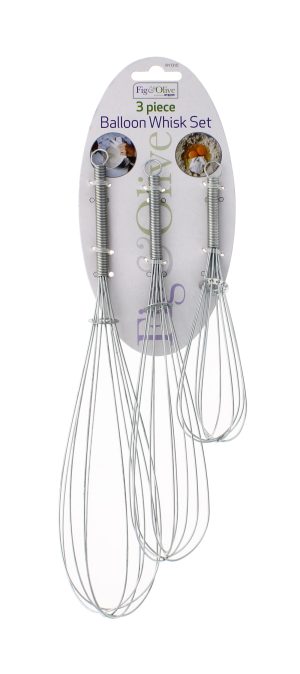 Balloon Whisk Set 3 pcs