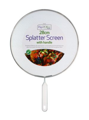 Splatter Screen With Handle 28 cm