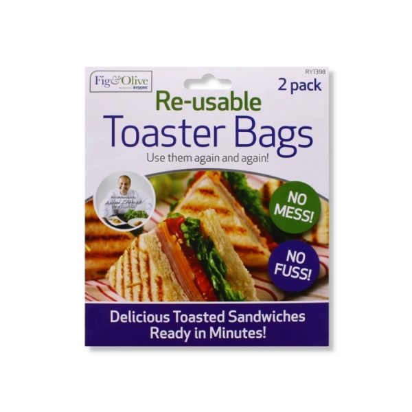 Re-Usable Toaster Bags Pack Of 2