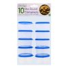 Mini Round Storage Container 10 pc