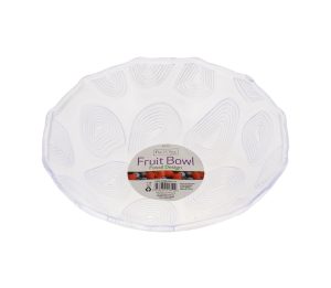 Round Plastic Food Bowl Fossil Design