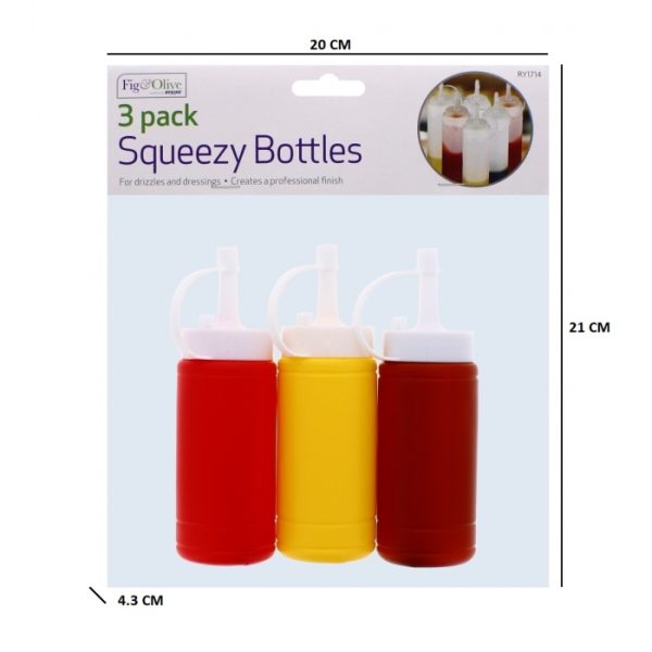 Squeezy Bottles Pack Of 3