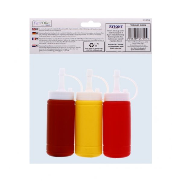 Squeezy Bottles Pack Of 3