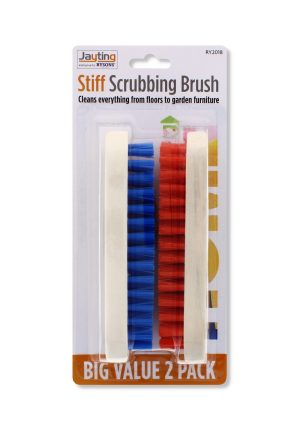 Stiff Scrubbing Brushes 2 Pcs