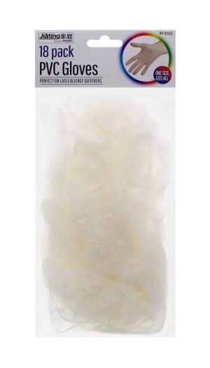 Pvc Gloves 18pc