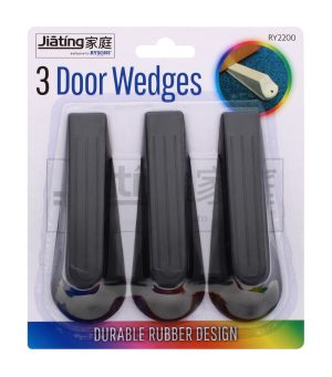Rubber Door Wedges pack of 3