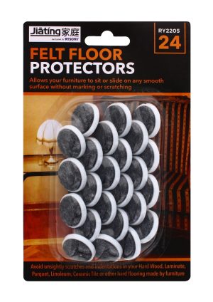 Felt Floor Protectors Pack of 24