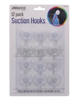 Suction Hooks Pack of 12