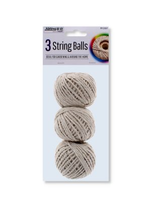 Cotton String Balls 3pk