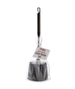 Toilet Brush Set Grey