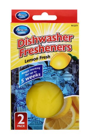 Dishwasher Freshener Lemon Fresh Pack of 2