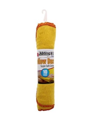 Yellow Dusters Pack of 10