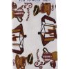 Velour Tea Time Printed Tea Towels pack of 3