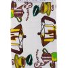 Velour Tea Time Printed Tea Towels pack of 3