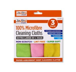 Microfibre Cleaning Cloths Pack of 3