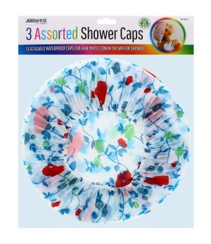 Shower Caps 3 pc