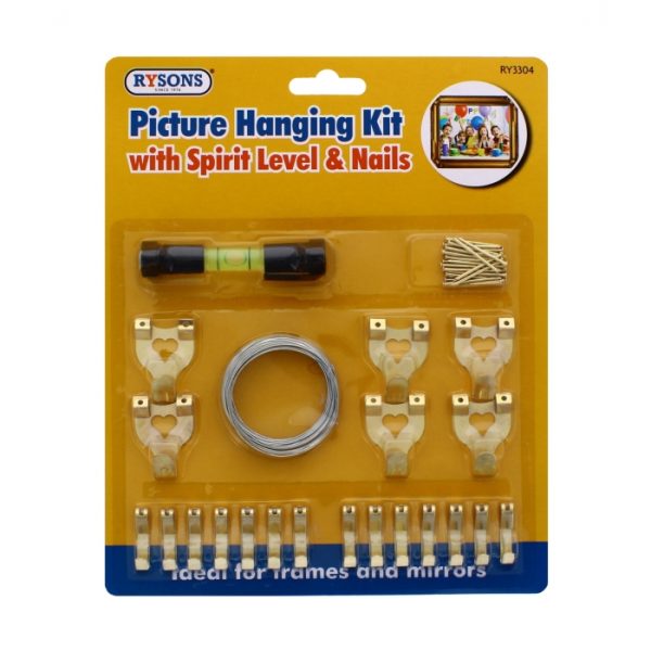 Picture Hanging Kit + Level