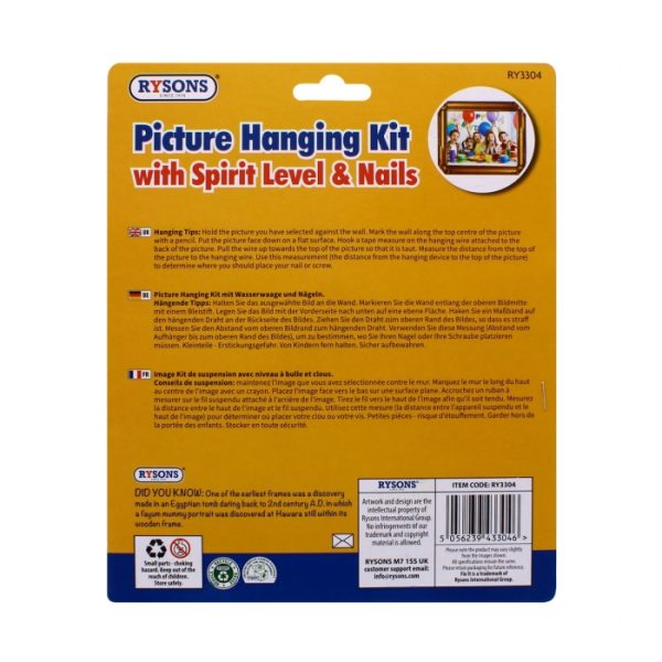 Picture Hanging Kit + Level