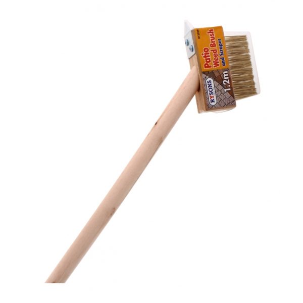 Weed Brush With Long Wooden Handle 1.2 M