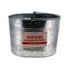 Vintage Galvanised Mop Bucket
