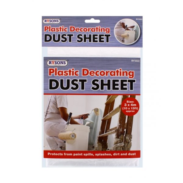 Plastic Decoarting Dust Sheet