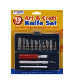Art & Craft Knife Set 13 pc