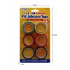 PVC Adhesive Tape Colour Coded Pack Of 6