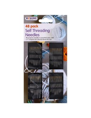 Self Threading Needles 48pcs
