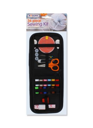 Sewing Kit With Handy Wallet 36 Pcs