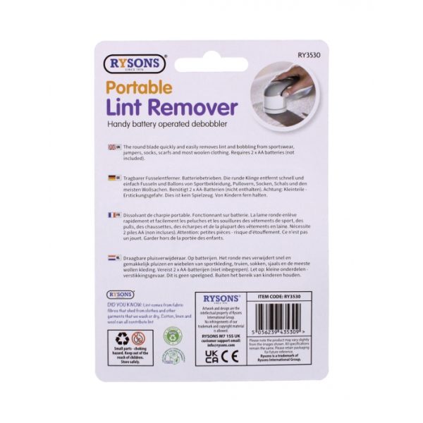 Portable Lint Remover