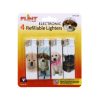 Electronic Lighters-Dog Pack Of 4