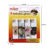 Electronic Lighters-Dog Pack Of 4