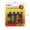 Electronic Lighters-Bob Pack Of 4