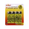 Electronic Lighters - Caution Pack Of 4
