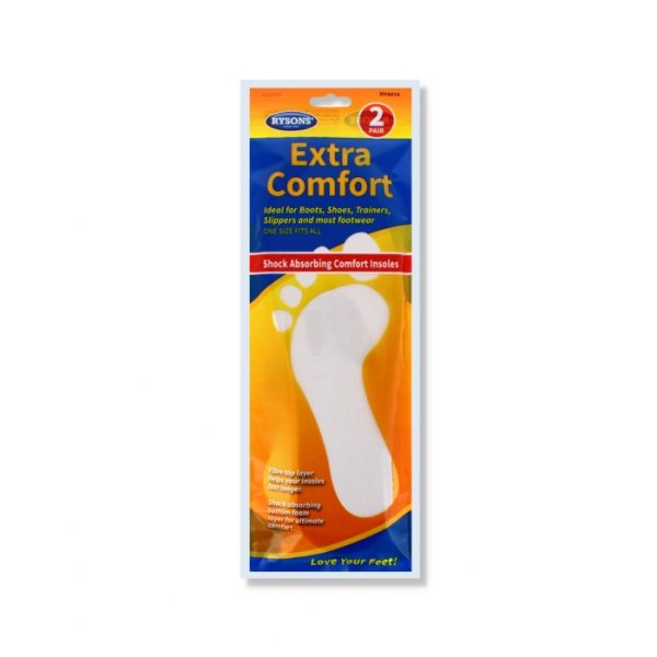 2 Pairs Extra Comfort Insoles