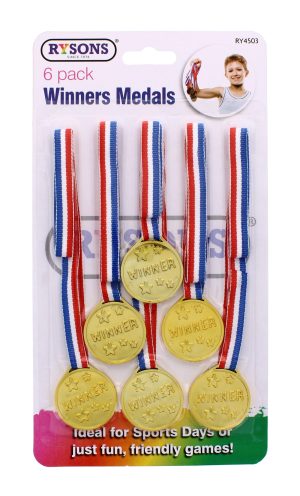Winners Medals Pack Of 6