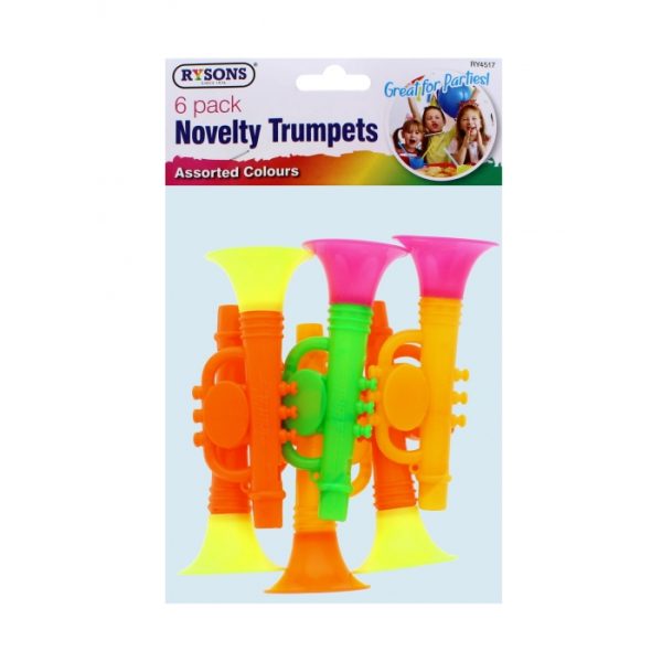 Novelty Trumpets Pack Of 6