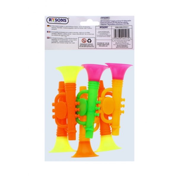 Novelty Trumpets Pack Of 6