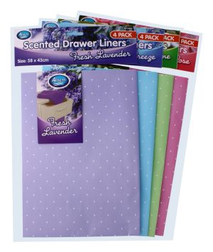Scented Drawer Liners Pack of 4